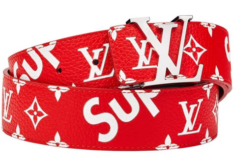 lv cinturon hombre|supreme x louis vuitton belt.